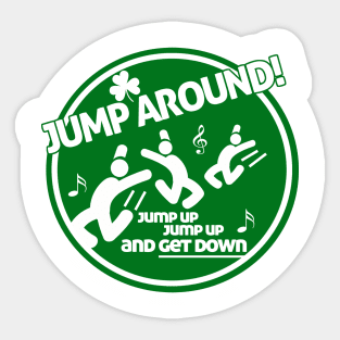 Jump Around Sticker